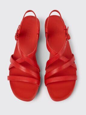 Strappy Red Camper Minikaah sandals